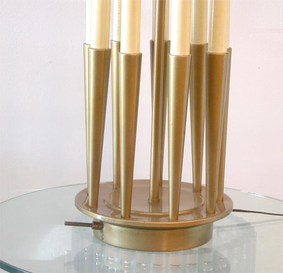 American Pair of Stiffel  candelabra table lamps .
