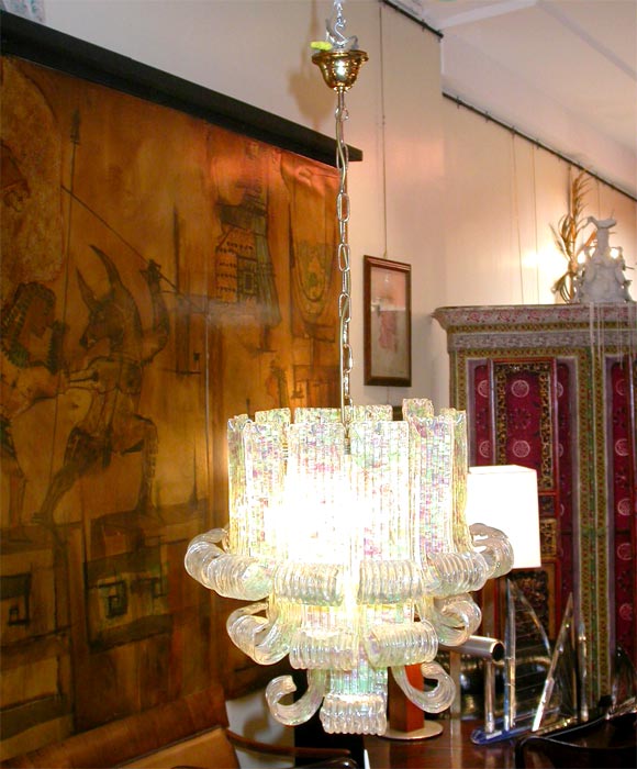 barovier toso green chandelier