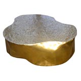 bronze coffee table by silas saendel