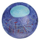 Large Charger / Wall-Plaque by Guido Gambone Large Charger / Wall-Plaque by Guido Gambone