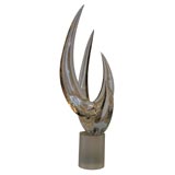 Large Hand-blown Glass Sculpture by Livio Seguso