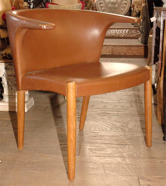 Ludwig and Eskild Pontoppidan Leather Armchair