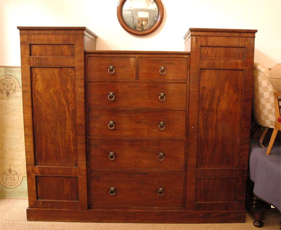 Regency Mahogany Wardrobe