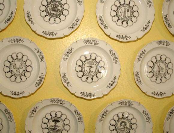 Set of 13 Original Colony Plates by Wedgewood 2