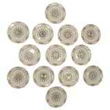Set of 13 Original Colony Plates by Wedgewood