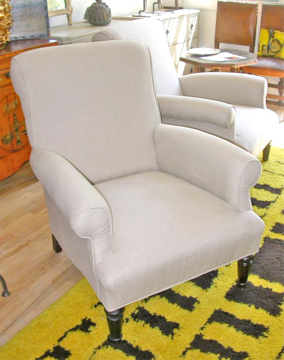 Pair of Oversized Scottish Lounge chairs