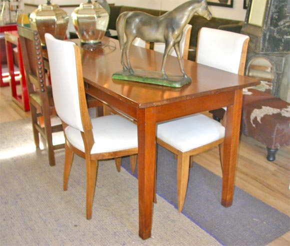 19th  century French Walnut Desk with Drawer