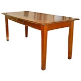 19th  century French Walnut Desk with Drawer