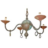Converted Gas Chandelier