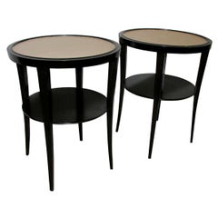 A Pair of Parzinger for Charak Modern Occasional Tables.