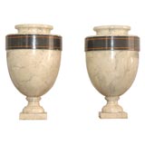 Pair of urns in the style of Renzo Mongiardino