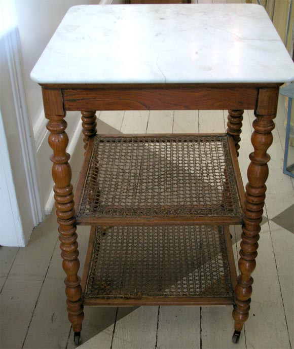 19th Century Oak Side Table For Sale