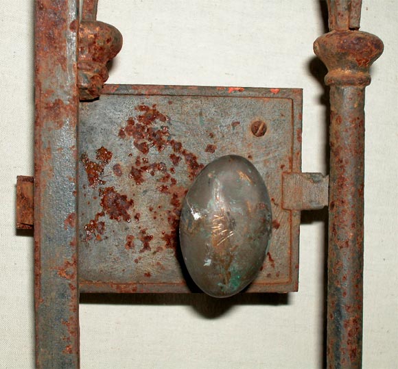 French Cast & Wrought Iron Altar Railing or Low Fence 1