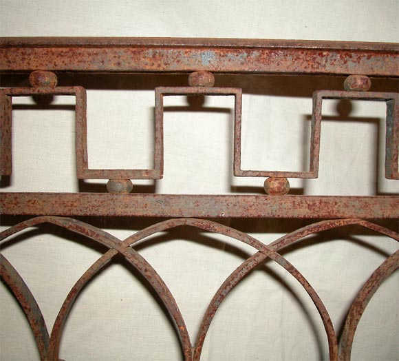 French Cast & Wrought Iron Altar Railing or Low Fence 2