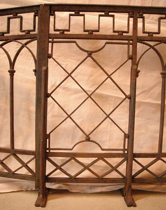 French Cast & Wrought Iron Altar Railing or Low Fence 4
