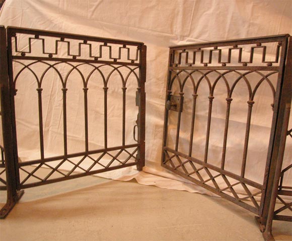 French Cast & Wrought Iron Altar Railing or Low Fence 5