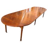 Antique French Directoire Walnut Dining Table