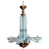 French Art Deco Chandelier French Art Deco Chandelier