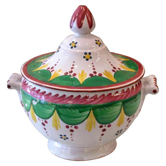Early 19th Century French Faience Tureen