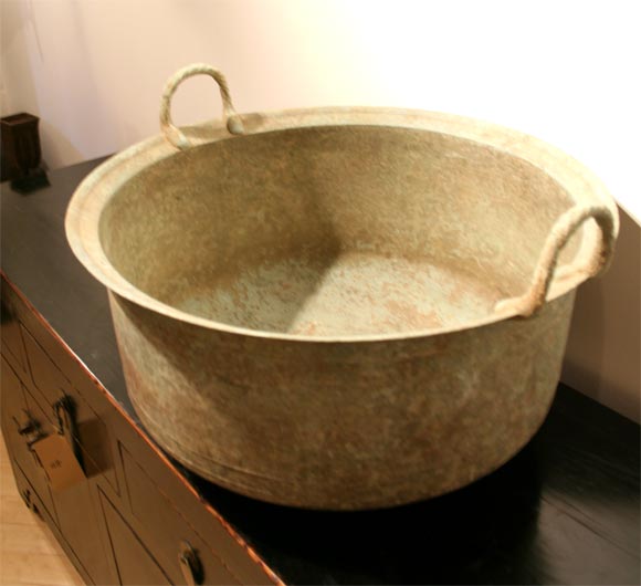 18th Century and Earlier Bronze Kettle