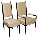 1950's Tommi Parzinger High-Back Dining Chairs