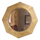Octagonal Arts & Crafts Late 19th C Mirror