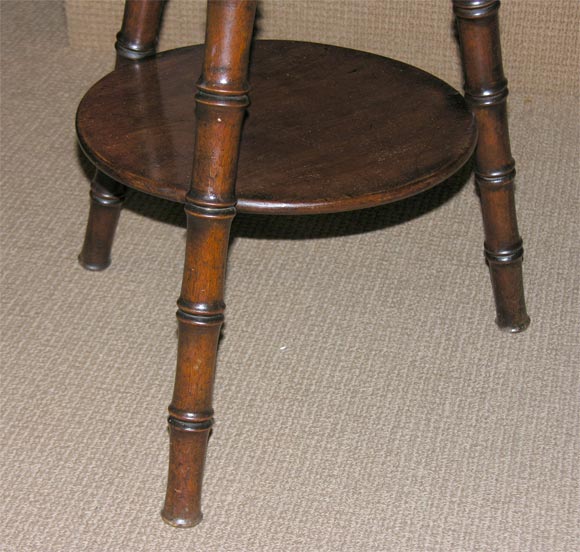 Unusual Early 19th C Mahagony Cricket Table
