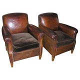 #3333 Classic Leather Club Chairs
