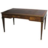 #3021 Louis XVI Style Inlaid Bureau Plat
