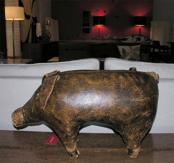 Vintage English Leather Pig 4