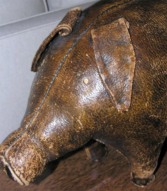 Vintage English Leather Pig 5