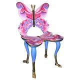 Pedro Friedeberg Blue Butterfly Chair