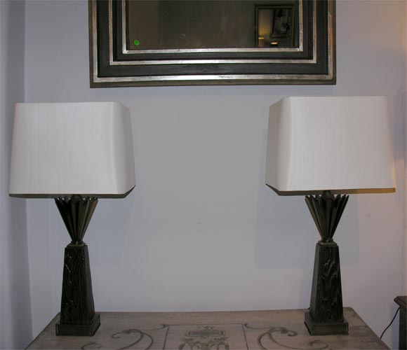 Pair of Stiffel table lamps.