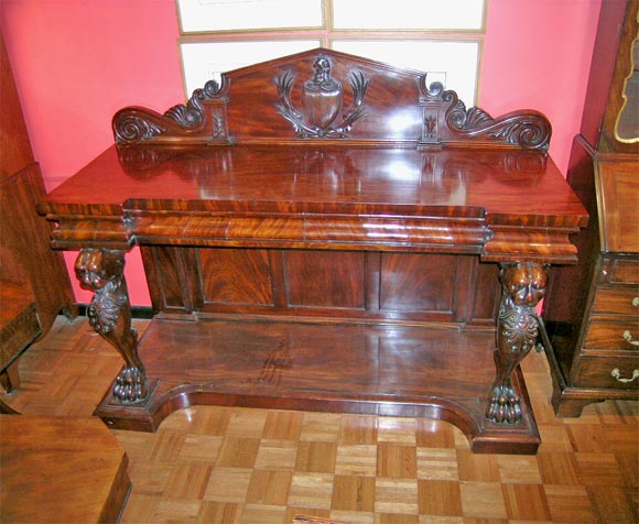 19th Century Mahogany Server/Console Table