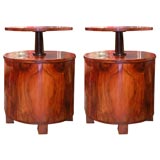 Antique Barrel form sidetables