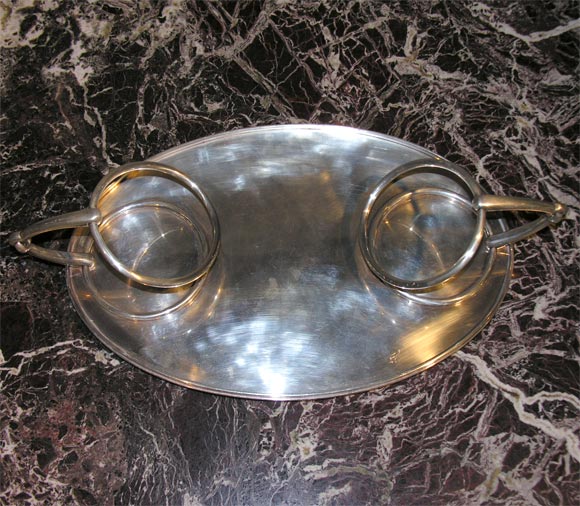 Rare Hermes Wine/Champagne Tray