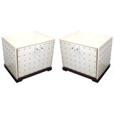 A Pair of Studded Cabinets by Tommi Parzinger