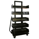 American Industrial Steel Cart Circa 1920
s Antique American Industrial Steel Cart Circa 1920
s