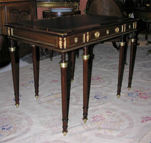 Rare Louis XVI 8 Legged Writing Table