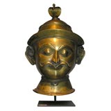 Brass Shiva Mask