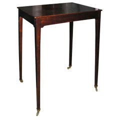 Antique Very Fine George III Mahogany Table on Castors ca 1790