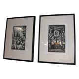 Pair Rouault  Signed in the plate Prints