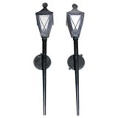 Pair of French 30's Lantern Sconces 6