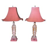 James Mont style Pair of Lamps