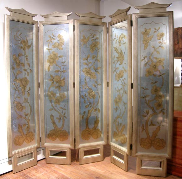 SPECTACULAR FOLDING SCREEN BY JAMES MONT