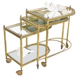 Graduated Brass stacking tables