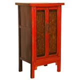 Shanxi Red Painted Chest Antique Shanxi Red Painted Chest