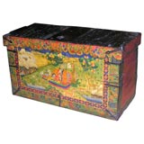 Antique Tibetan trunk