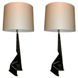 A Pair of French Modernist Architectural Table Lamps