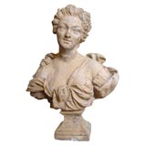 19th Century Swedish Bust of an Aristocratic Woman